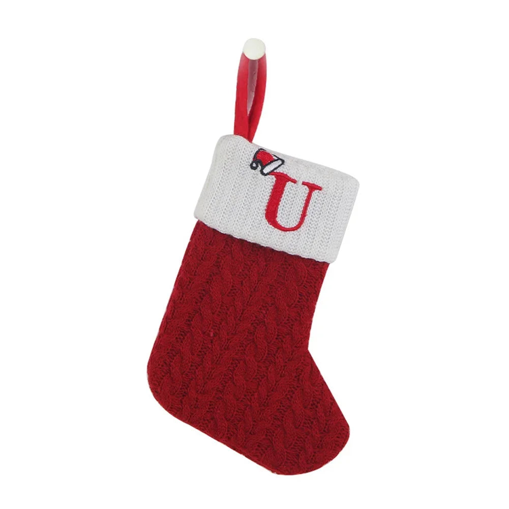 Christmas Stocking Knitted Sock – Festive Holiday Decor