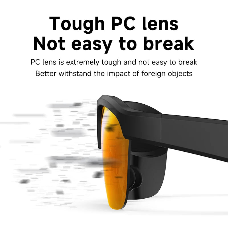 New Outdoors Men Women Fashion Sunglasses Waterproof Blue Tooth 5.3 Earphones Glasses UV Resistant Sports Glasses Voice Calls Oasis Select