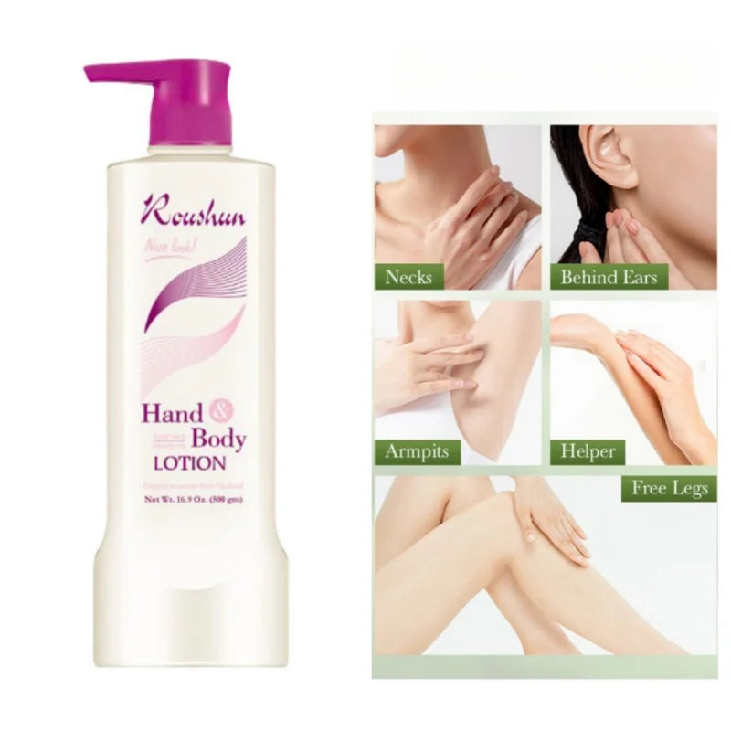ROUSHUN 500ml Moisturizing Body Lotion – Non-Greasy Formula