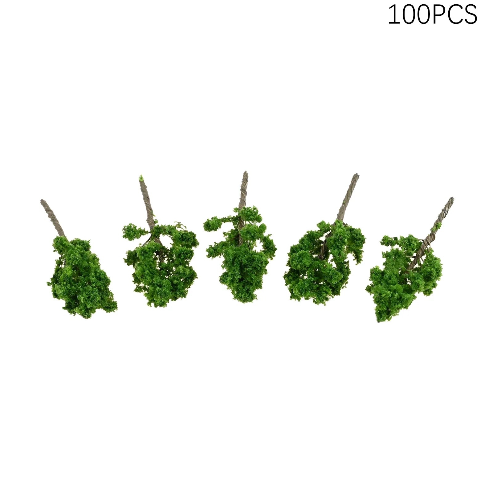 100Pcs Miniature Trees for Architectural Models,Three-dimensional Models,height 3.6cm Fits for Decoration Desktops,Living Rooms Oasis Select