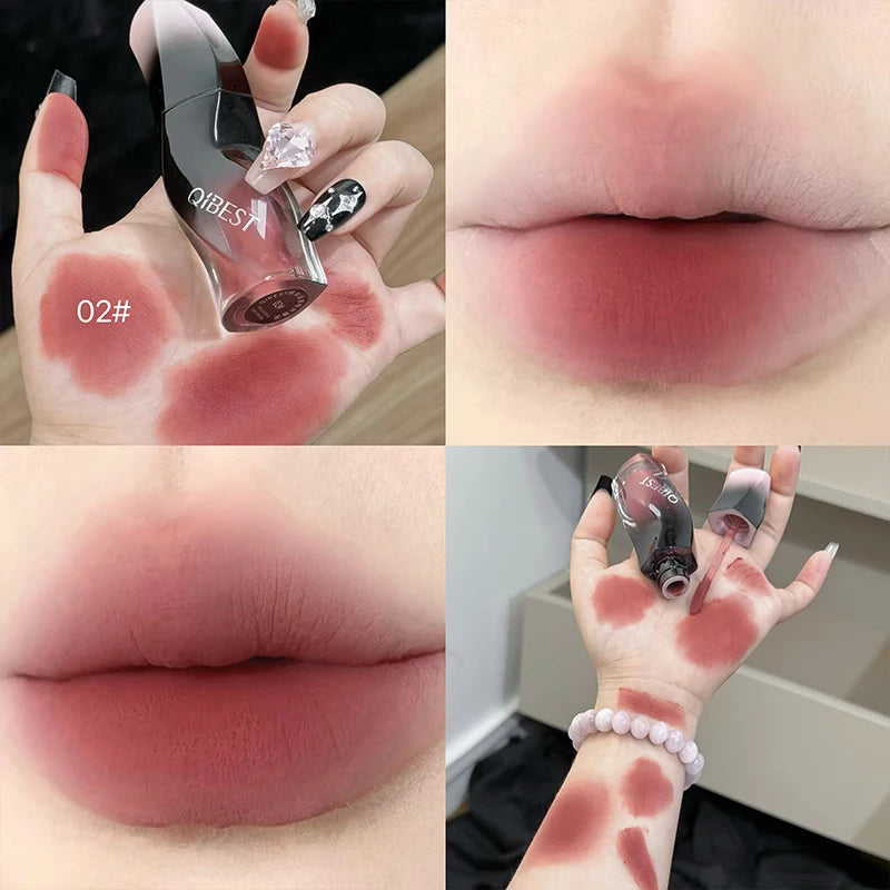 QiBest Matte Liquid Lipstick – Waterproof Long-Lasting Lip Mud