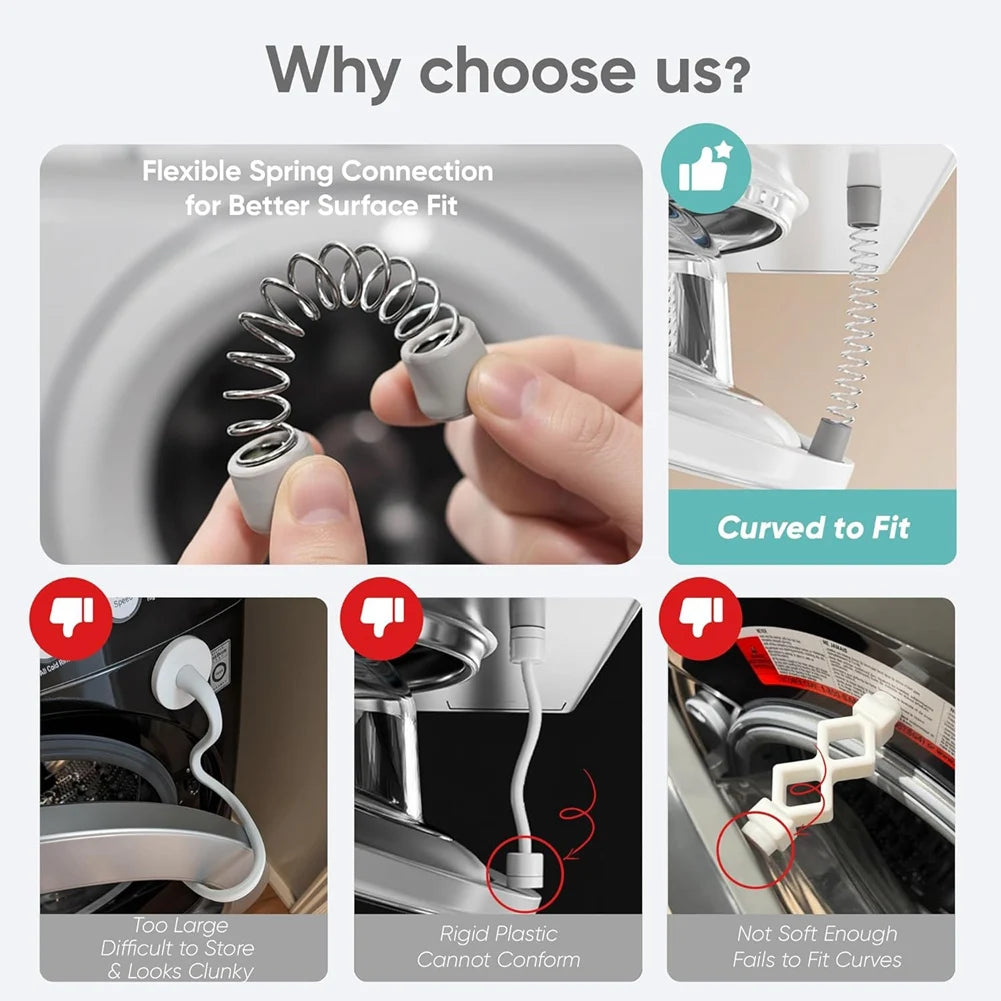 2026-WISH Front Load Washer Door Prop 2-Pack-Magnetic Door Holder For Washing Machine-Keeps Door Open, Ideal For Laundry Room B Oasis Select