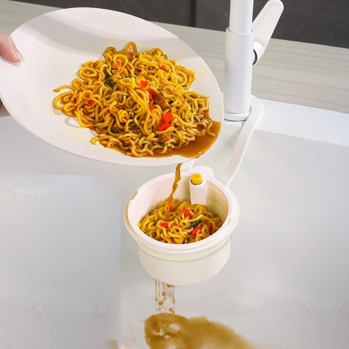 Hanging Kitchen Sink Drain Basket | Food Scrap Filter