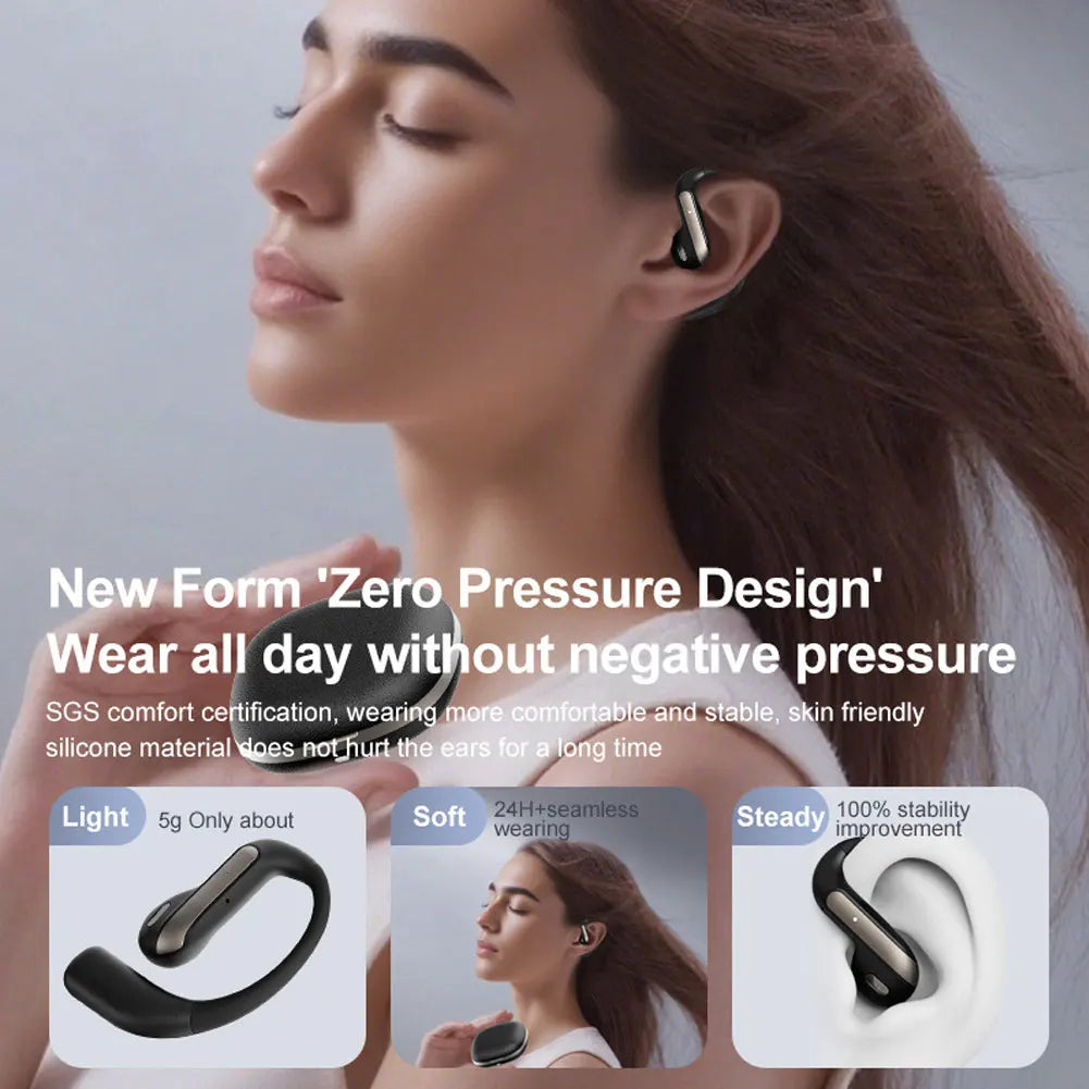 Fanmuran Bluetooth 5.4 Open-Ear Headphones | AI Translation
