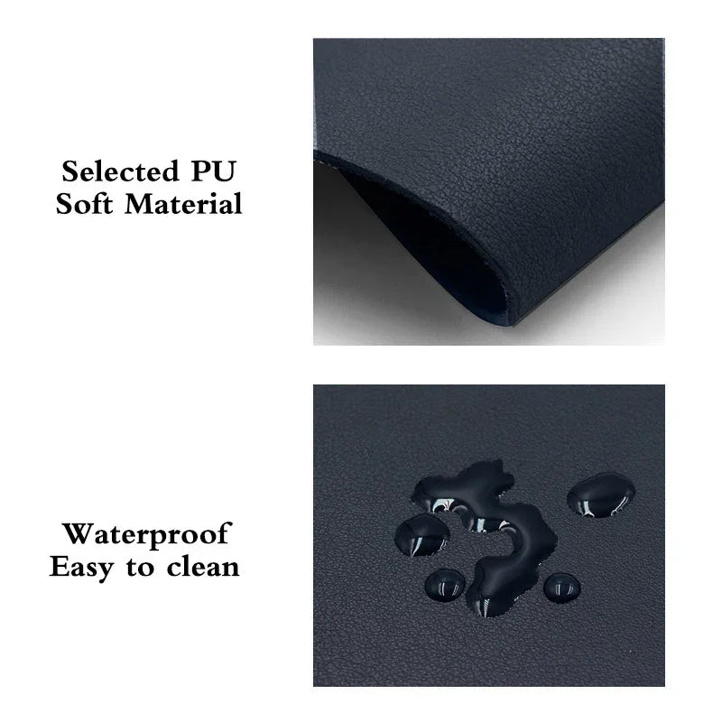Small PU mouse pad Non-Slip Gaming Desktop Leather Mouse Pad Waterproof Anti-Scratch Easy To Clean Mat For PC Laptop Desktop Oasis Select