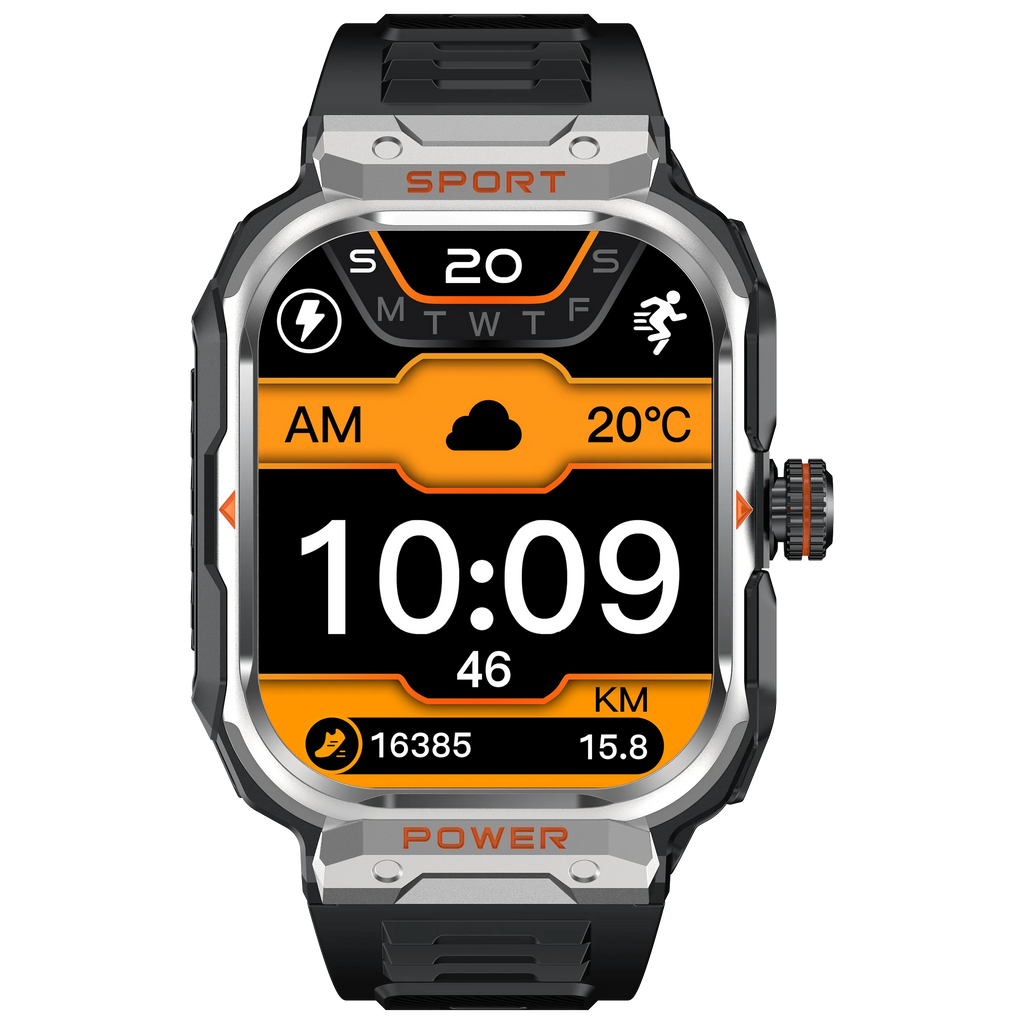 2-in-1 Smartwatch & Headphones 2.01" HD NFC Bluetooth 5.2
