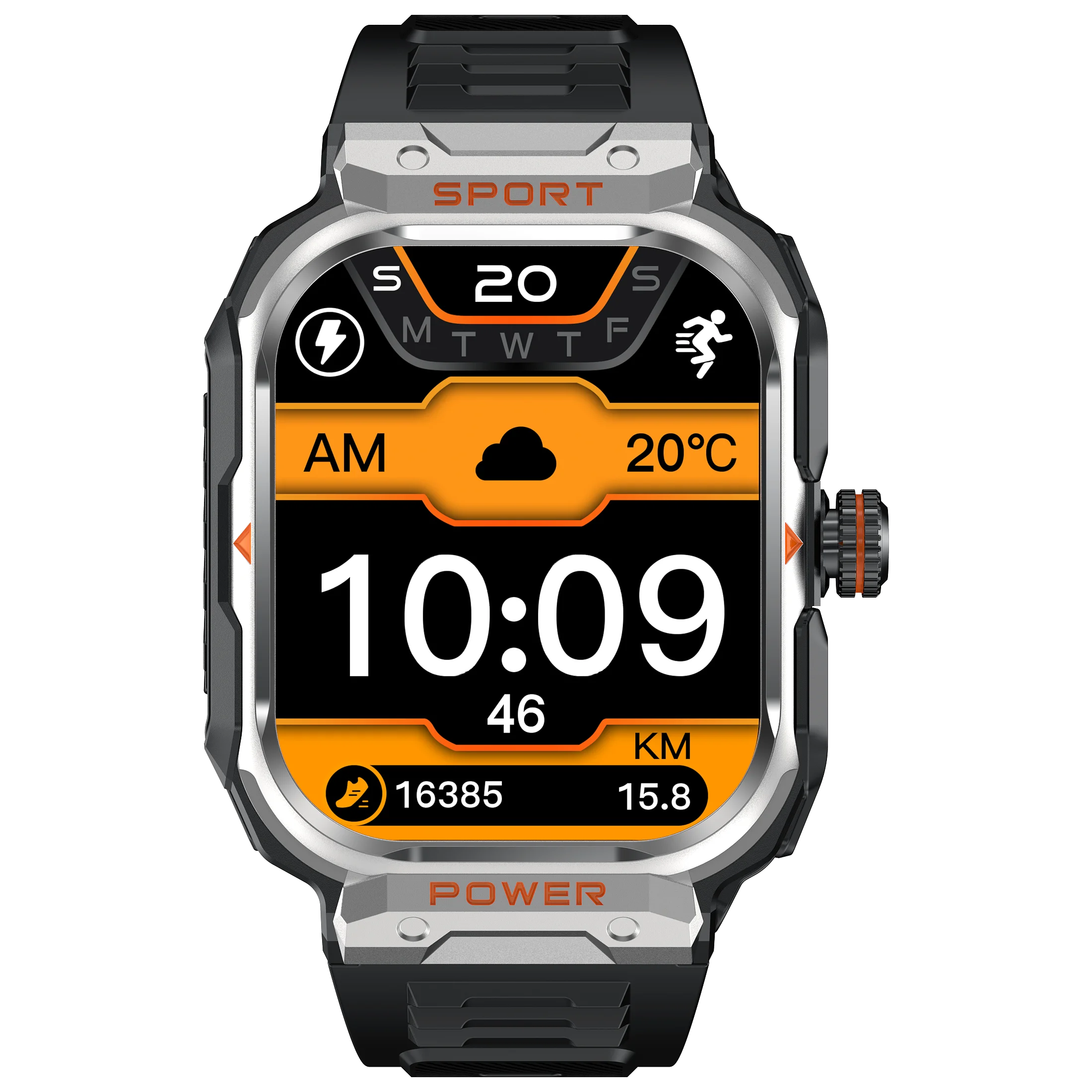 2-in-1 Smartwatch & Headphones 2.01" HD NFC Bluetooth 5.2