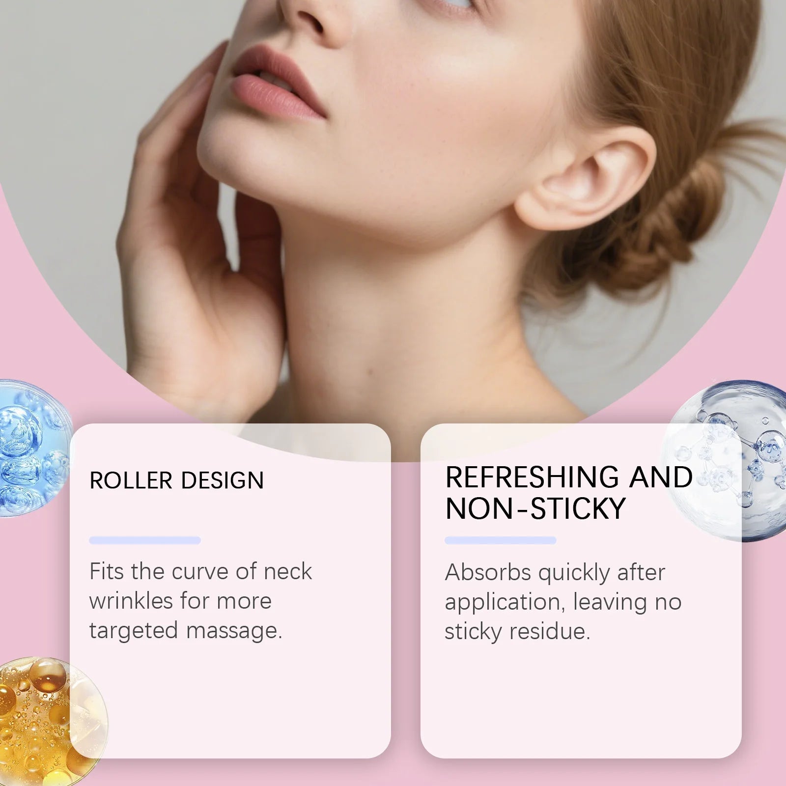 AH-8 Firming Neck Roller Cream – Lift, Tighten & Fade Fine Lines Neck Firming Cream Oasis Select