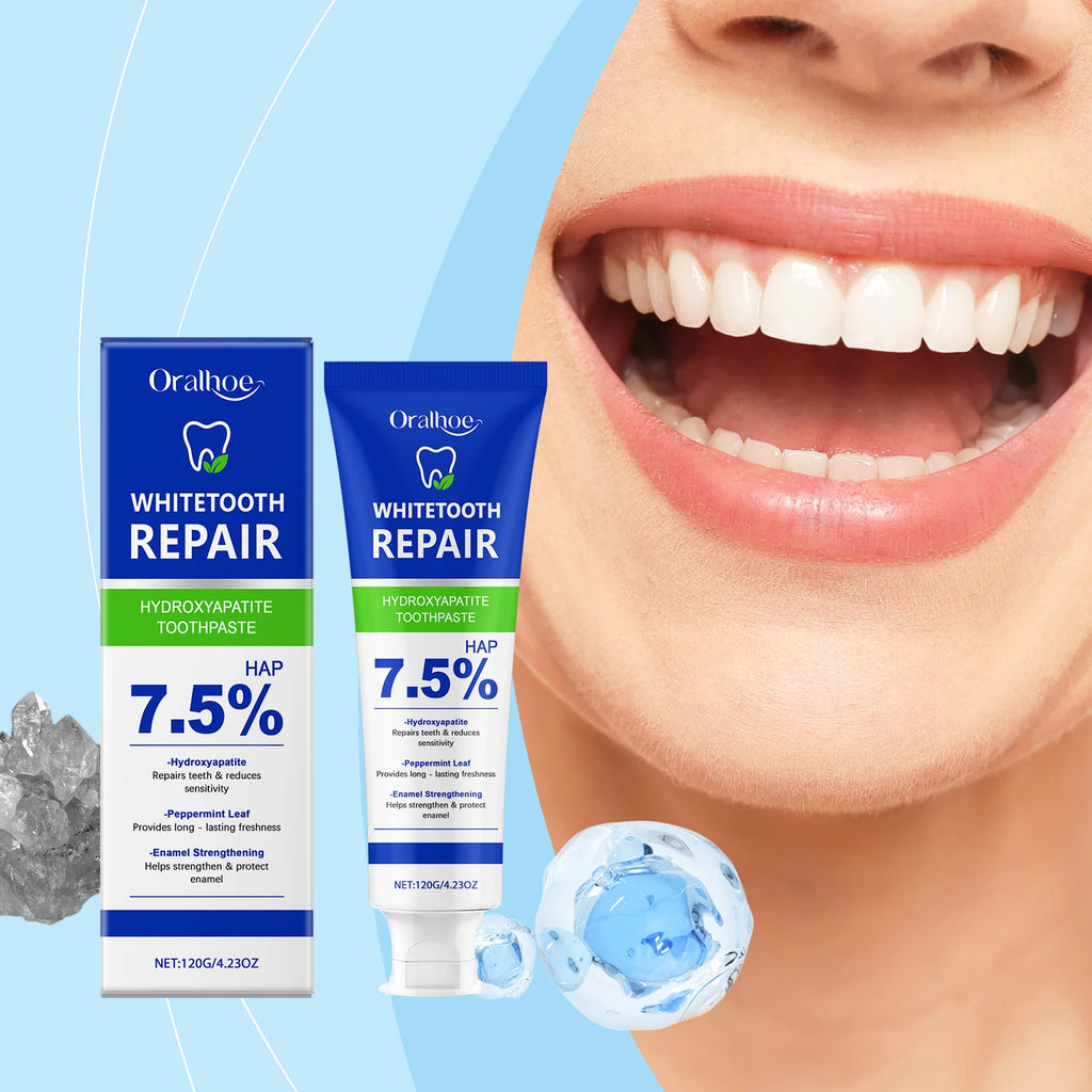 Repair Hydroxyapatite Toothpaste Remove Bad Breath Plaque Stain Deep Cleaning Stains Brightening Teeth Toothpaste Oasis Select