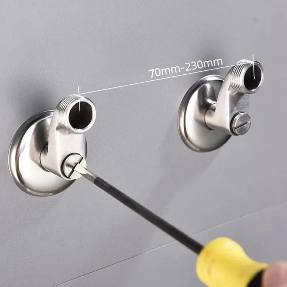 Width Adjustable Angle Valve Replacement Shower Faucet Adapter Part Stainless steel Wall Mounted Bathroom Accessories 2Pcs/Set Oasis Select
