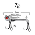 3D Metal VIB Fishing Lure Long Casting Artificial Hard Bait Universal Freshwater Saltwater Angling Tackle@#X Oasis Select 7g
