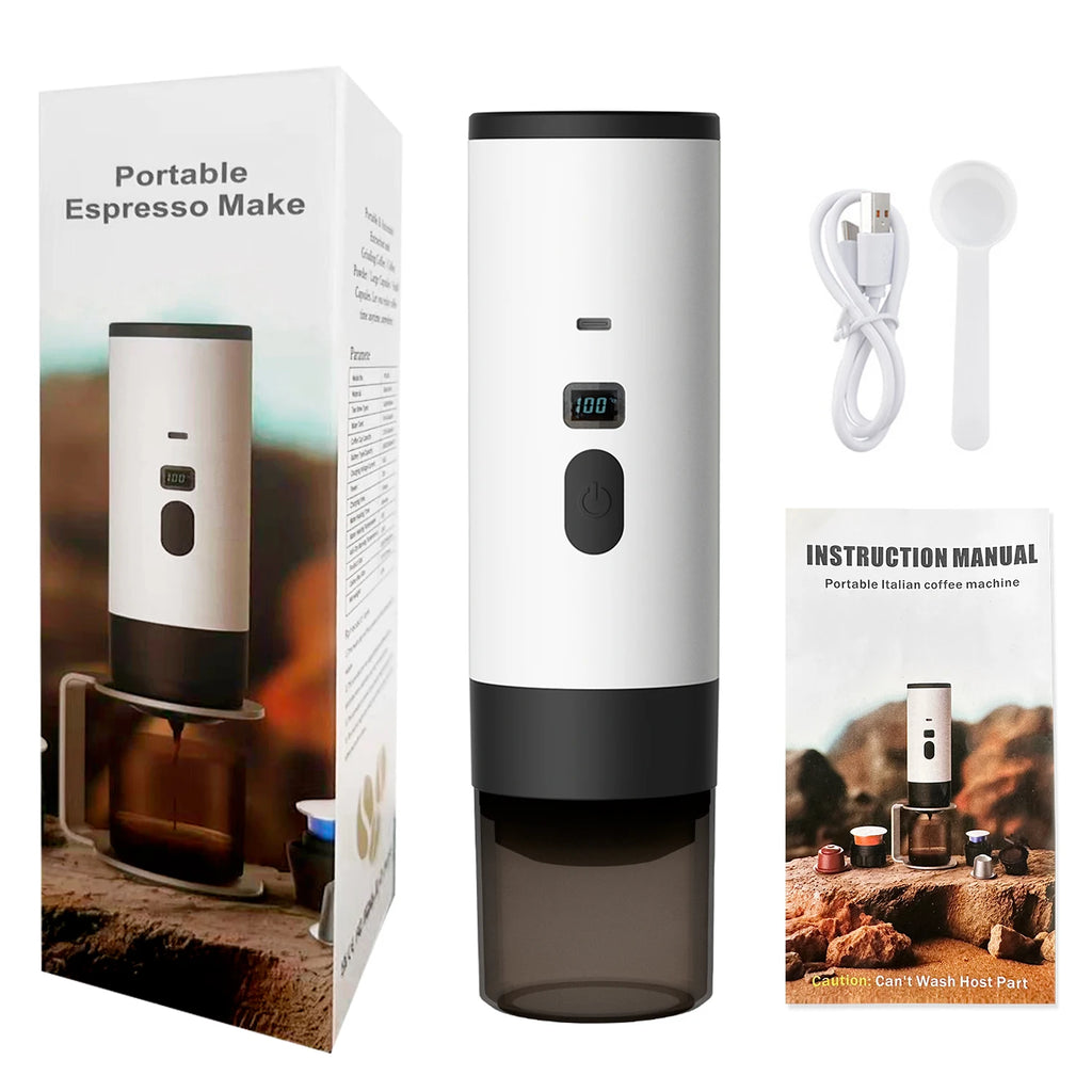 URGGU Portable Capsule Coffee Maker – Wireless Touch Screen