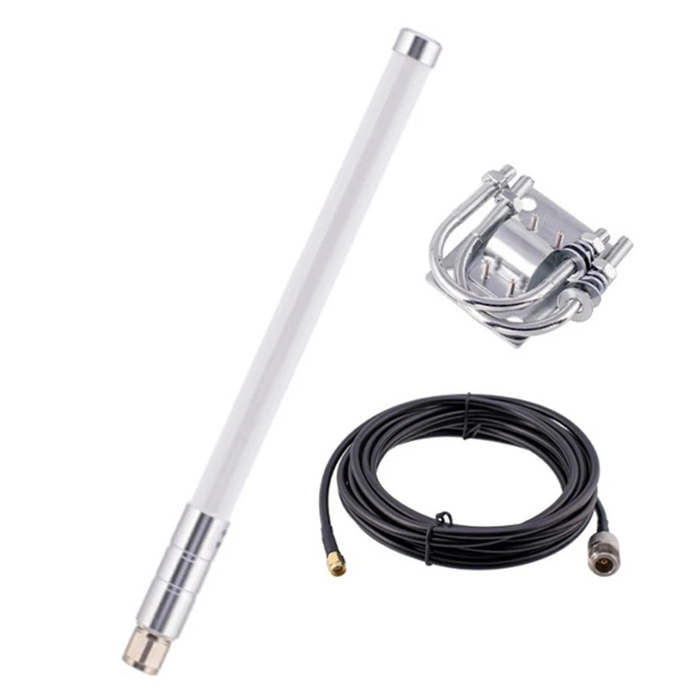 Outdoor For LoRa Antenna 8dBi Gain Fiberglass Compatible with For Helium Hotspot HNT Miner 860 930MHz Frequency Range Oasis Select A