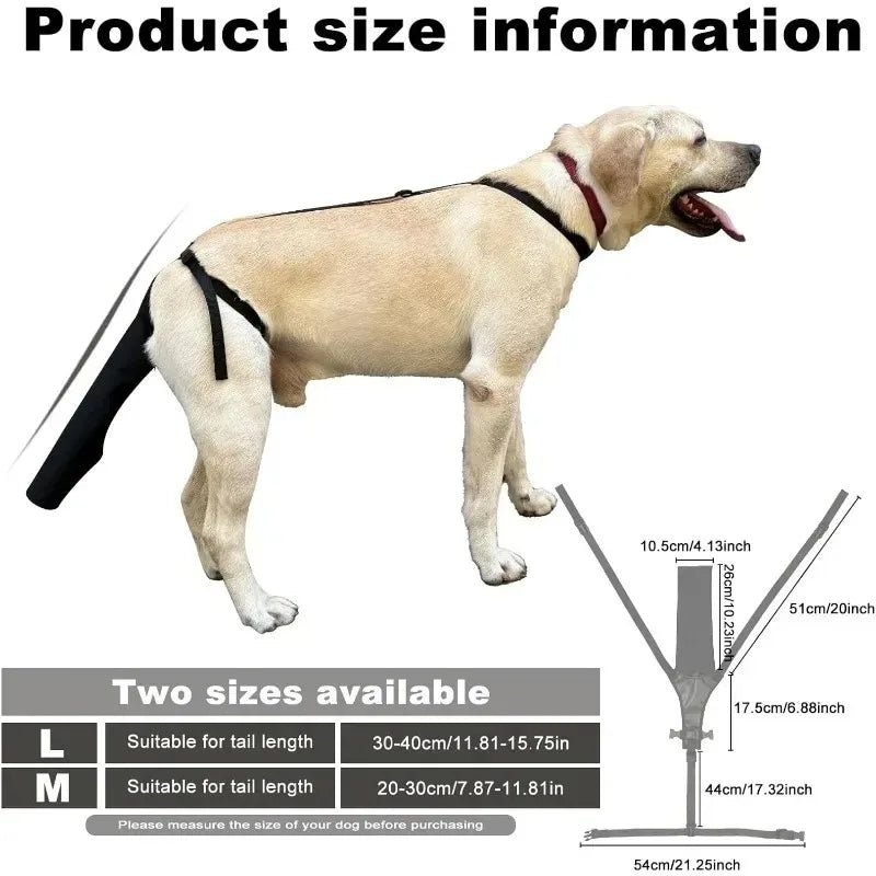 Universal Fit Dog Tail Protector Comfortable Sleeve Guard for Wound Protection Safe Healing and Daily Use Pet Accessory Oasis Select