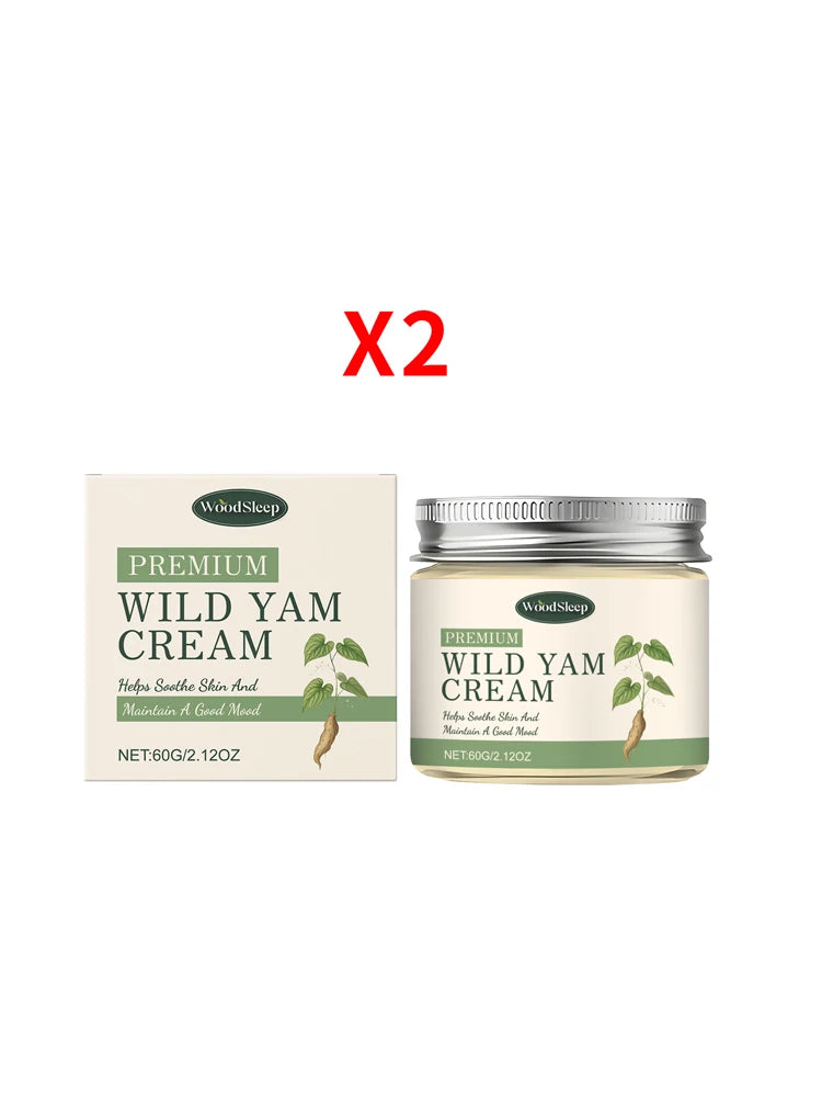 Wild Yam Body Cream – PMS, Menopause & Hormone Relief Women's Body Cream Oasis Select 2pcs
