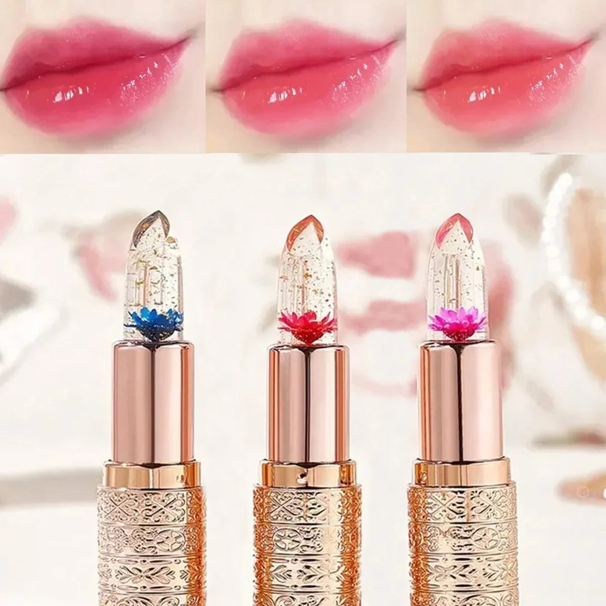 Color-Changing Crystal Jelly Lip Balm – Waterproof & Moisturizing
