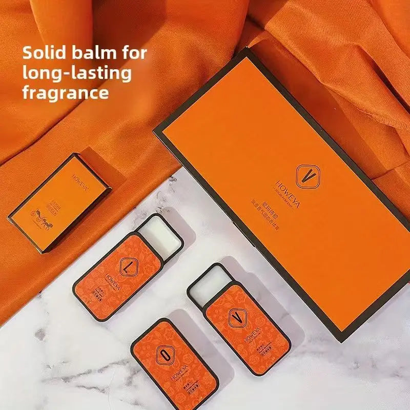 Solid Fragrance Gift Box, Romantic Lasting Solid Fragrance, Tempting Fragrance, Outdoor Portable, Dating Travel, Valentine's Day Oasis Select