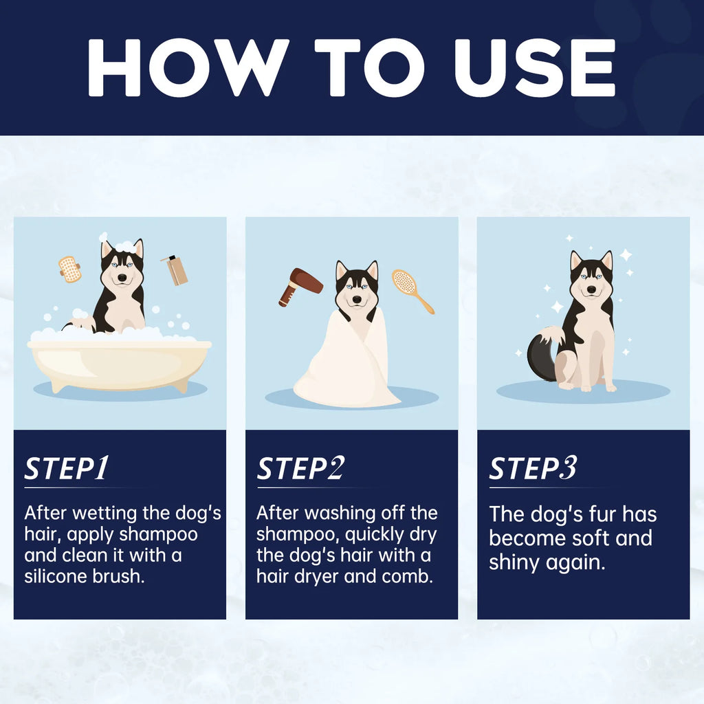Pet Shampoo for Cats & Dogs – Coat Care & Odor Removal 200ml Pet Grooming Shampoo Oasis Select