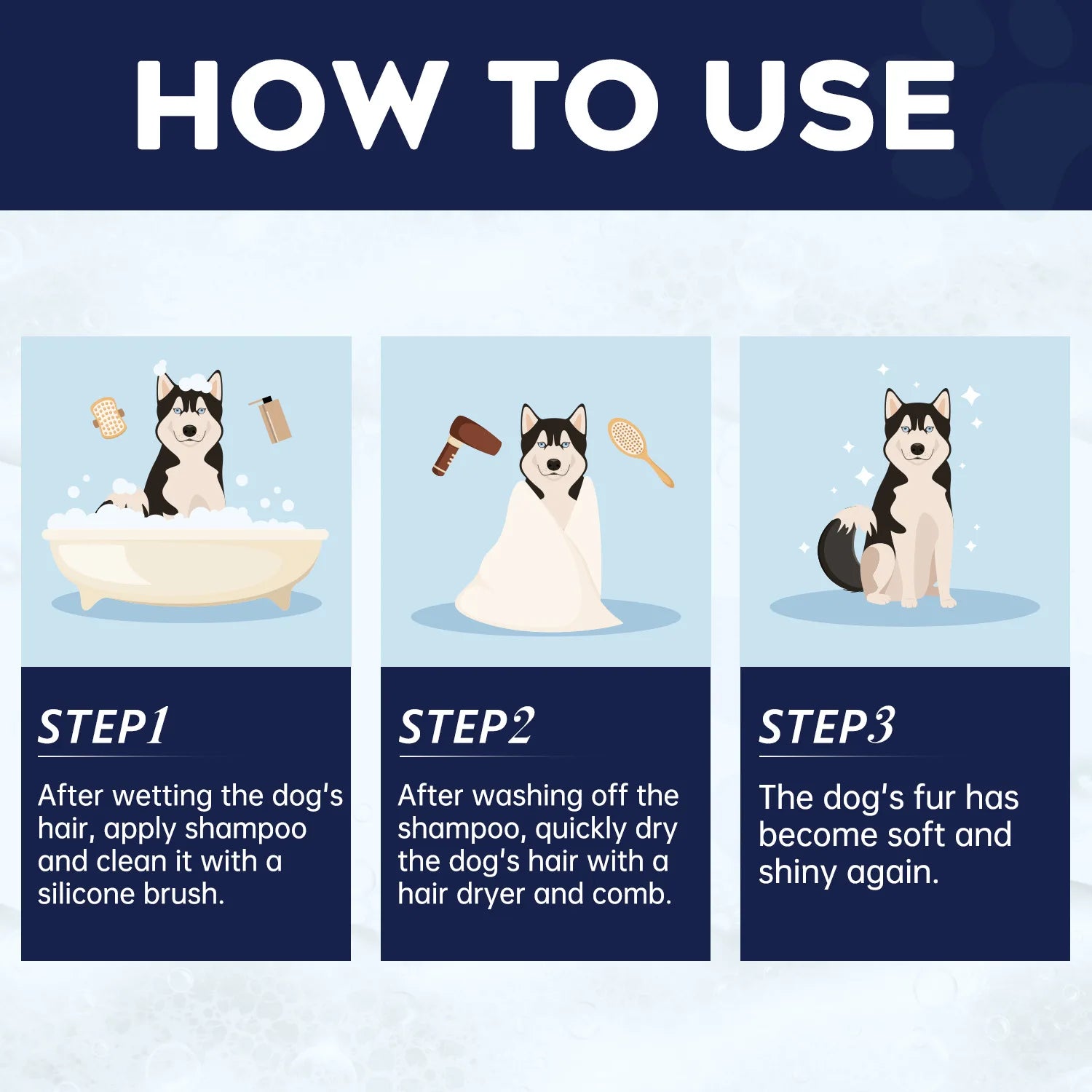 Pet Shampoo for Cats & Dogs – Coat Care & Odor Removal 200ml Pet Grooming Shampoo Oasis Select