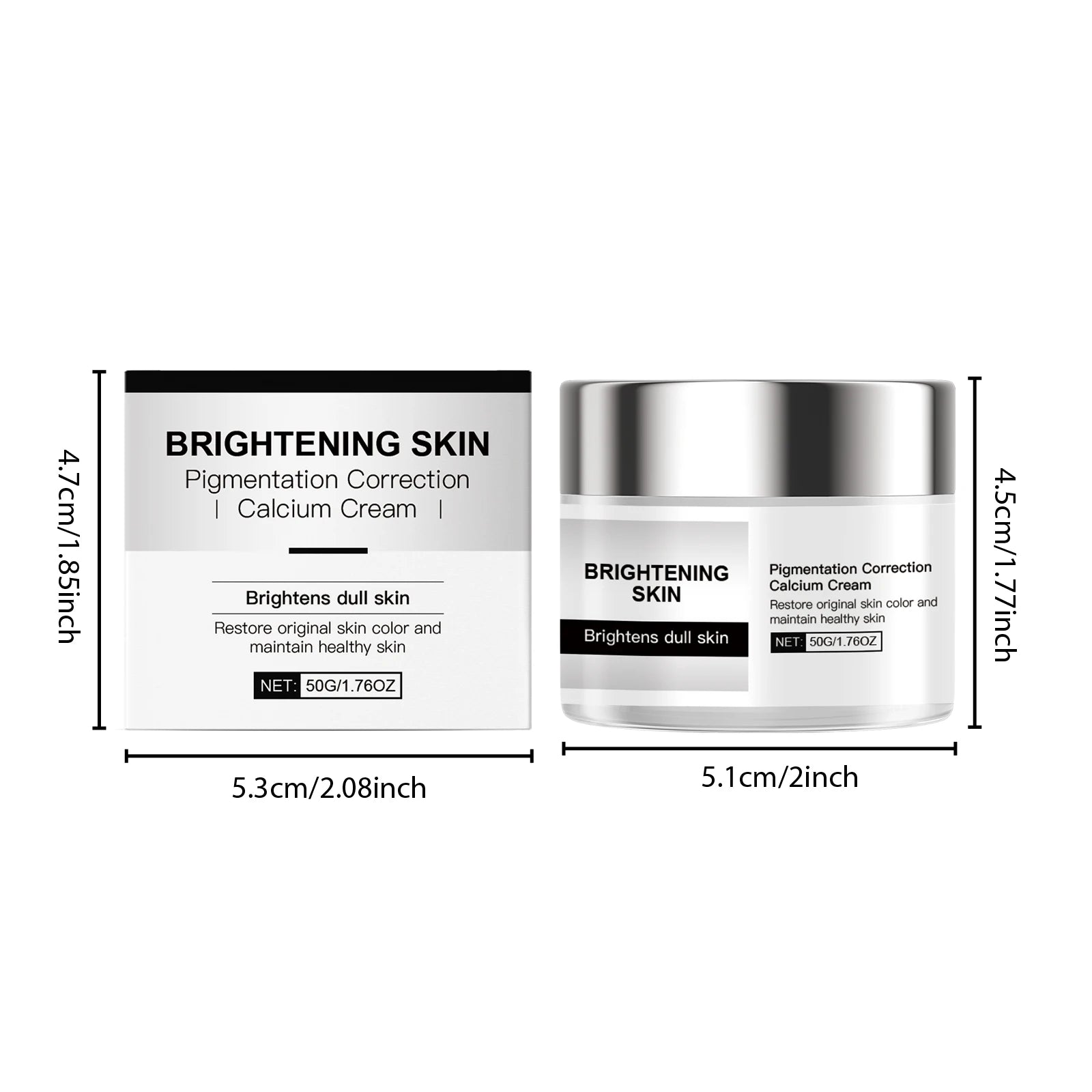 Hoygi Calcium Cream – Brightening, Spot Fading & Moisturizing Brightening Face Cream Oasis Select 50g Boxed