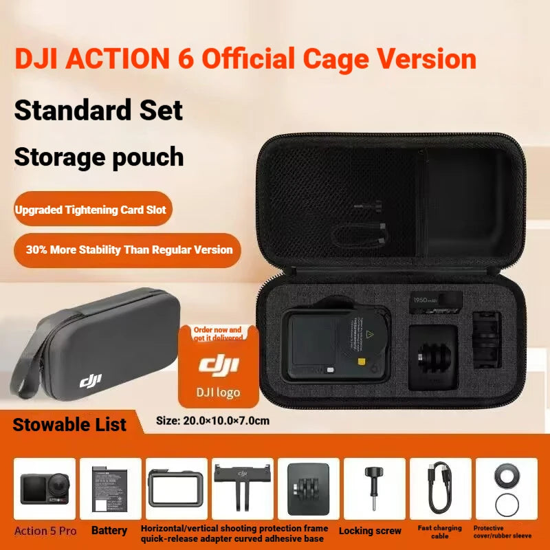 DJI Osmo Action 6 Accessories Kit – Waterproof Case & Filters
