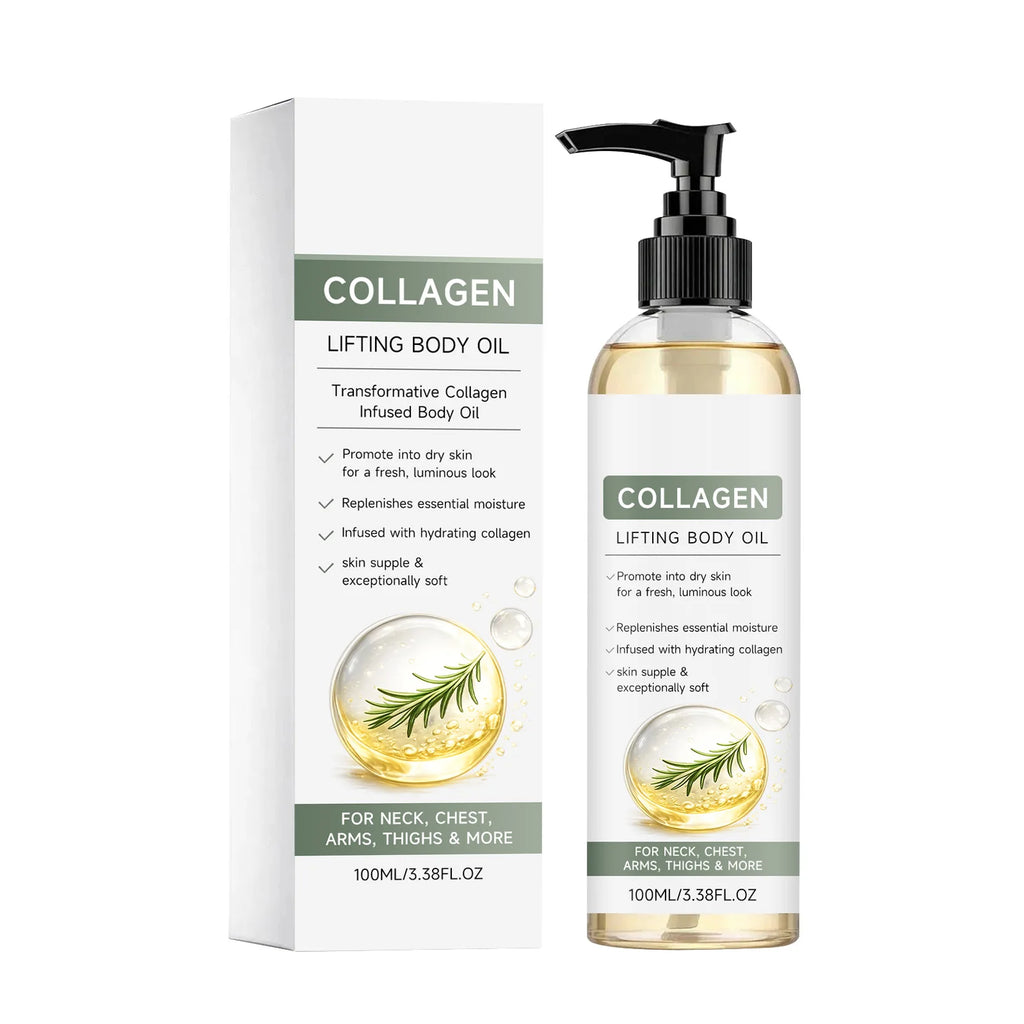 Collagen Firming Body Oil – Anti-Cellulite & Skin Tightening Firming Body Oil Oasis Select 100ml boxed