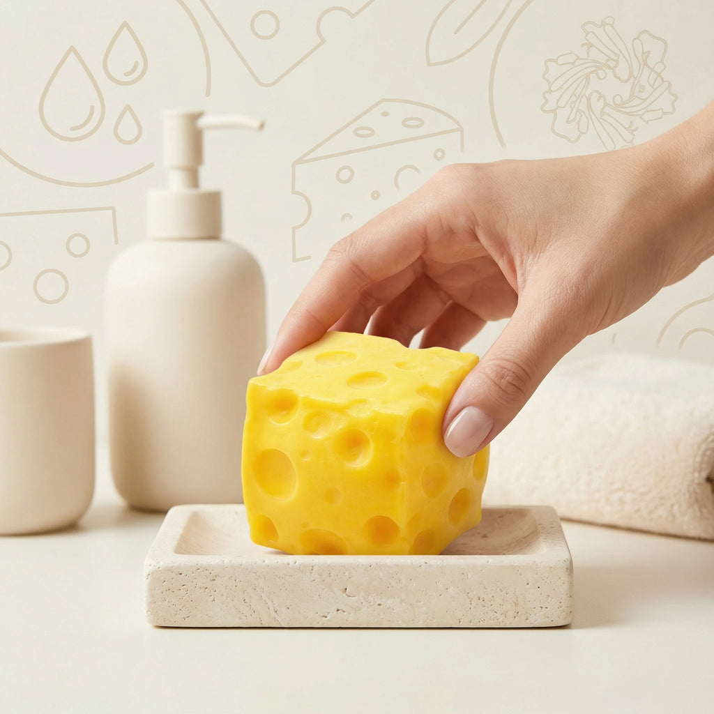 Yellow Cheese Squeeze Toy Relieve Stress Soft Rubber Shapeable Squeeze Anxiety Relief Relaxation Fun Cheese Shape Toy Gifts Oasis Select