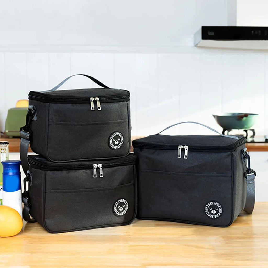Capacity Hand-held with Shoulder Strap Insulated Bag, Lunch Box Bag, Student Thickened Waterproof Lunch Bag Oasis Select