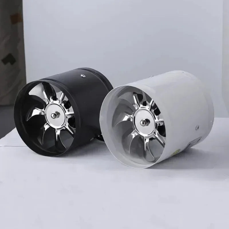 4 Inch Fan Air Ventilator For Home Kitchen Metal Pipe Ventilation Exhaust Mini Extractor Bathroom Toilet Wall Duct Oasis Select