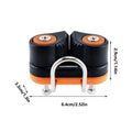 Carbon Fiber Cam Cleat With Ball Bearings Composite Rope Lock For Marine Sailing 1PC Sailboats Kayak Cam Cleat Cable Clamps Oasis Select 1PC