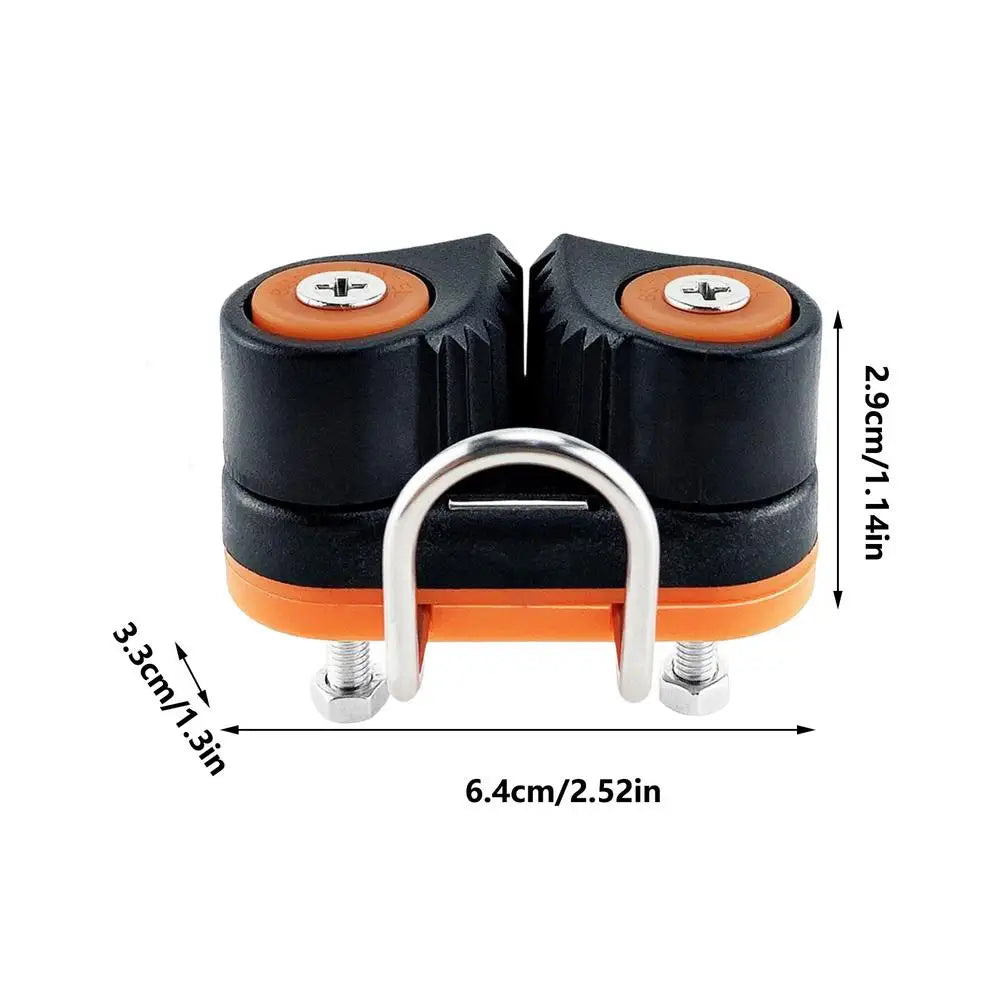 Carbon Fiber Cam Cleat With Ball Bearings Composite Rope Lock For Marine Sailing 1PC Sailboats Kayak Cam Cleat Cable Clamps Oasis Select 1PC