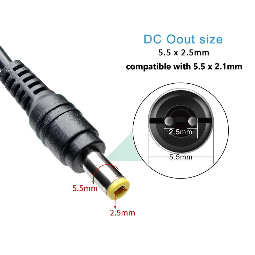 34PCS 8PCS Universal DC AC 5.5mmx2.1mm Power Adapter Tips Connector Kits for Lenovo Thinkpad Laptop Power Supply Plug Jack Sets Oasis Select
