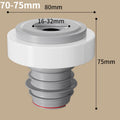Sink Plug Sewer Pipe Sealing Ring Water Plug Floor Drain Shower Stopper Bathroom Accessories 70-75mm Silicone Drains Kitchen Oasis Select Suitable for 70-75mm