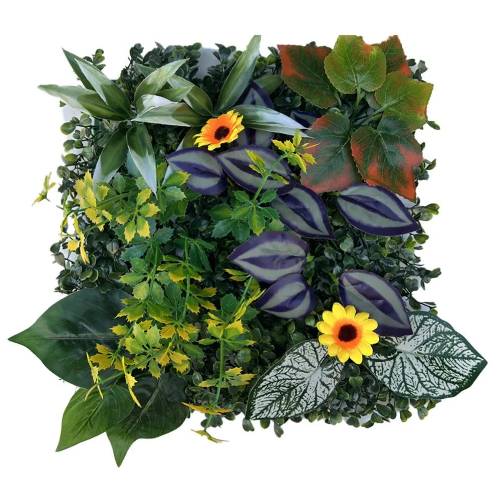 Artificial Plant Wall Panel 25x25cm | Faux Greenery Tile