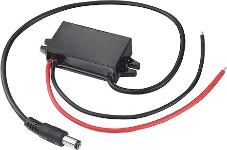 Waterproof 12V/24V To 5V 3A 15W Converter DC To DC Step Down Module Power Adapter Buck Voltage Transformer (Dual USB Connectors) Oasis Select Male Plug 12V 24V 5V 3A