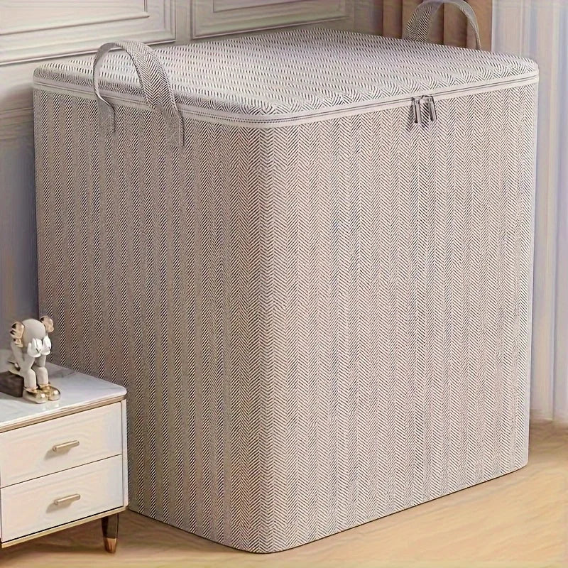Extra Large Storage Box with Lid Modern Space Saving Design Durable for Clothes Bedding Home Organization Wardrobe Moving Oasis Select