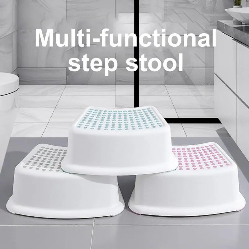 Squatting Toilet Stools Non-slip Bathroom Potty Step Stool Ergonomic and Stable Squatting Stools Heavy Duty Potty Stool for Kids Oasis Select