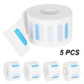 1/5Pcs/Set Multipurpose Neck paper Professional Salon Hairdressing Tool Hair Cutting Accessory Stretchy Stretchable Neck Paper Oasis Select 122-WhiteX5