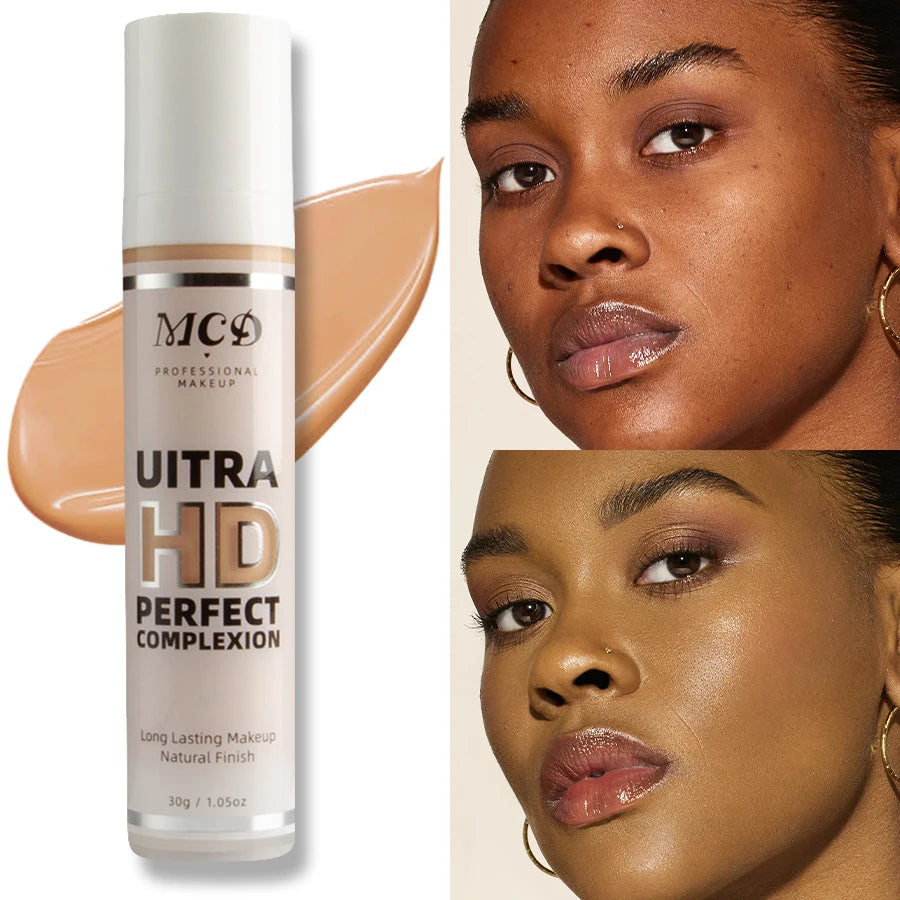 MCD 9-Shade Full Coverage Liquid Foundation | Natural Matte