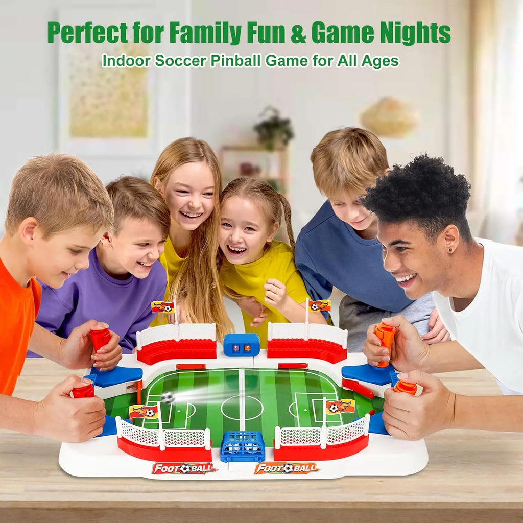 Tabletop Soccer Game Foosball Table Toy for Boys Educational Birthday Gift Family Interactive Parent Child Holiday Party Favor Oasis Select