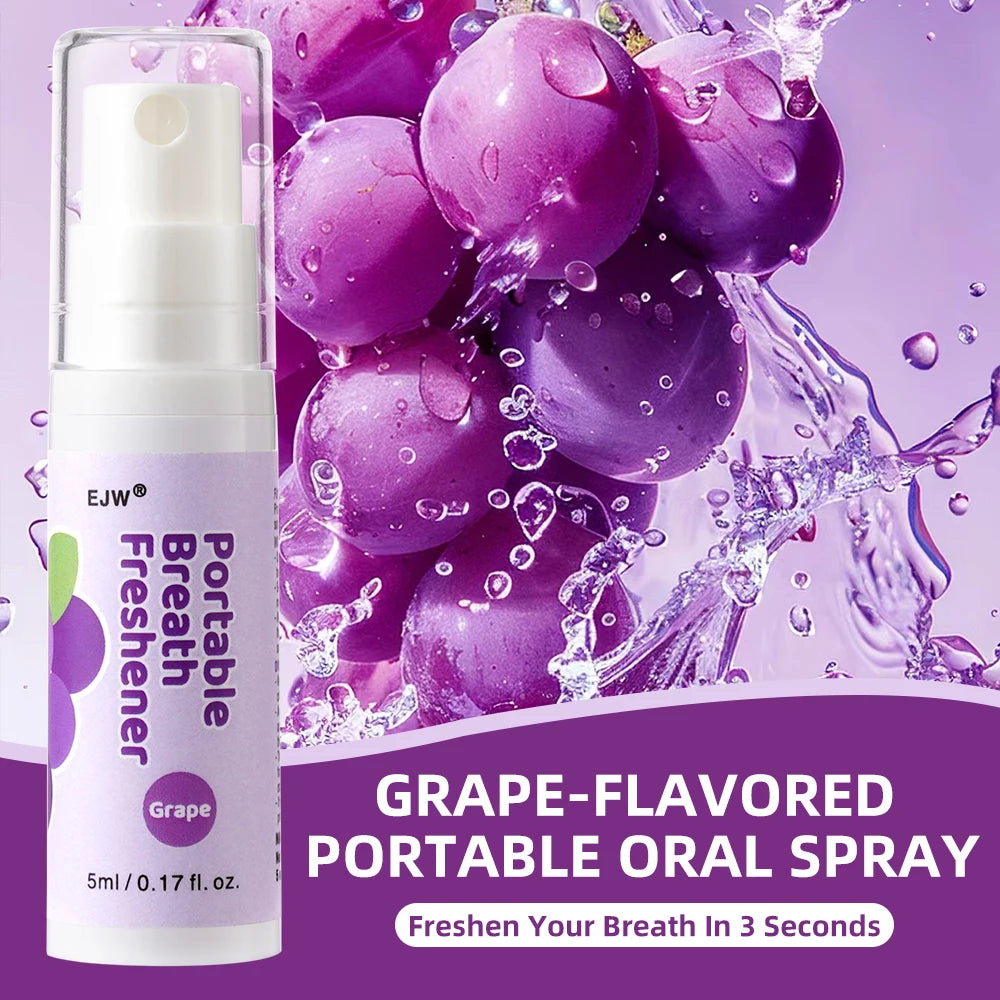 Alcohol-Free Oral Breath Spray – Mint, Peach & Grape Flavors Oral Breath Spray Oasis Select