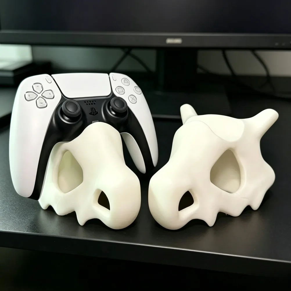 3D Printed Cubone Skull Controller Stand Cute Anime Game Holder Stable Display Dock For PS5 DualSense Gaming Room Decor Gamer Oasis Select