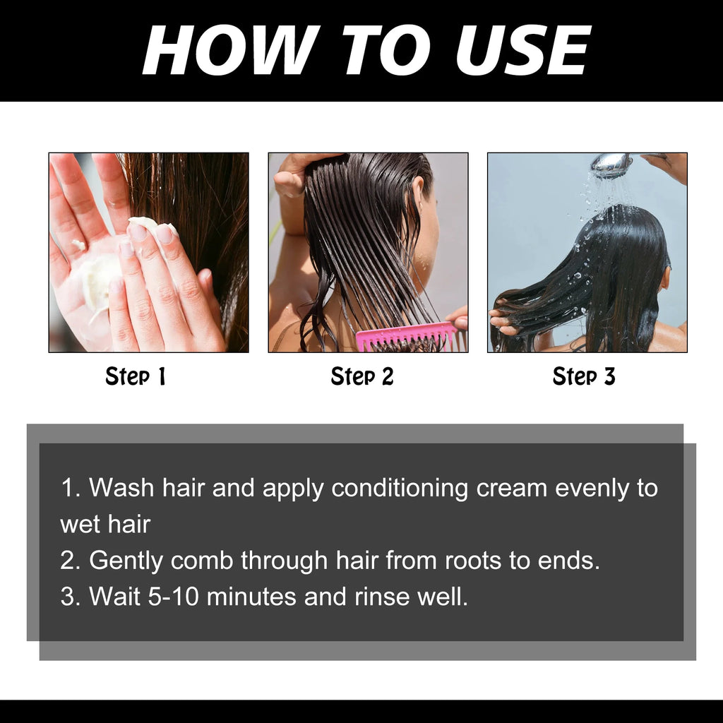 Eelhoe Keratin Hair Mask Cream – Repair Frizz & Split Ends