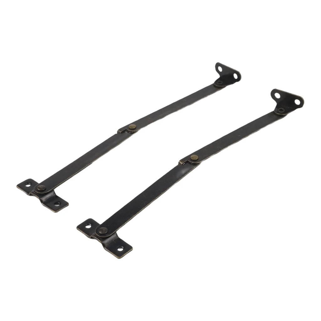 2pcs Antique Bronze Lid Support Hinges | Jewelry Box & Chest