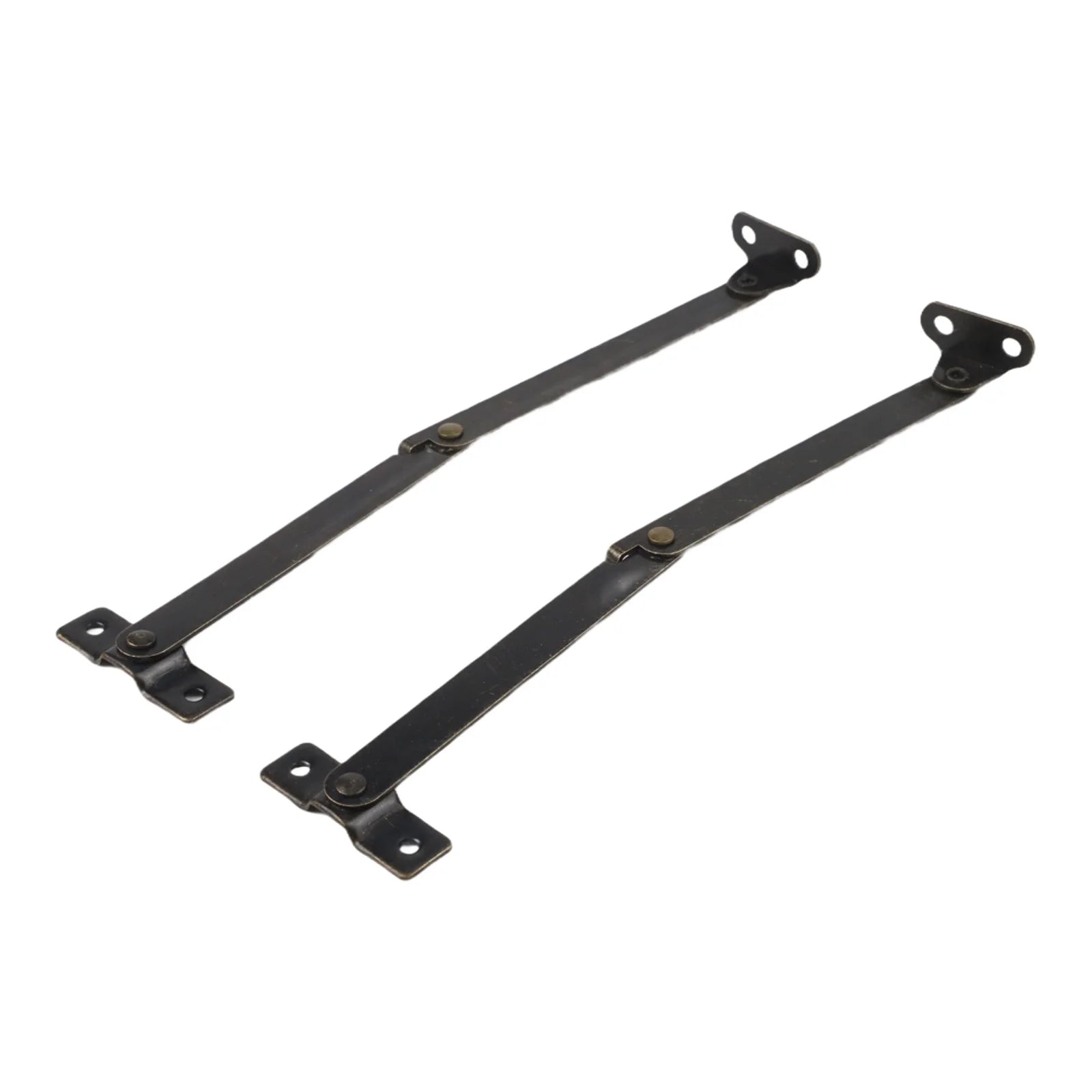 2pcs Antique Bronze Lid Support Hinges | Jewelry Box & Chest