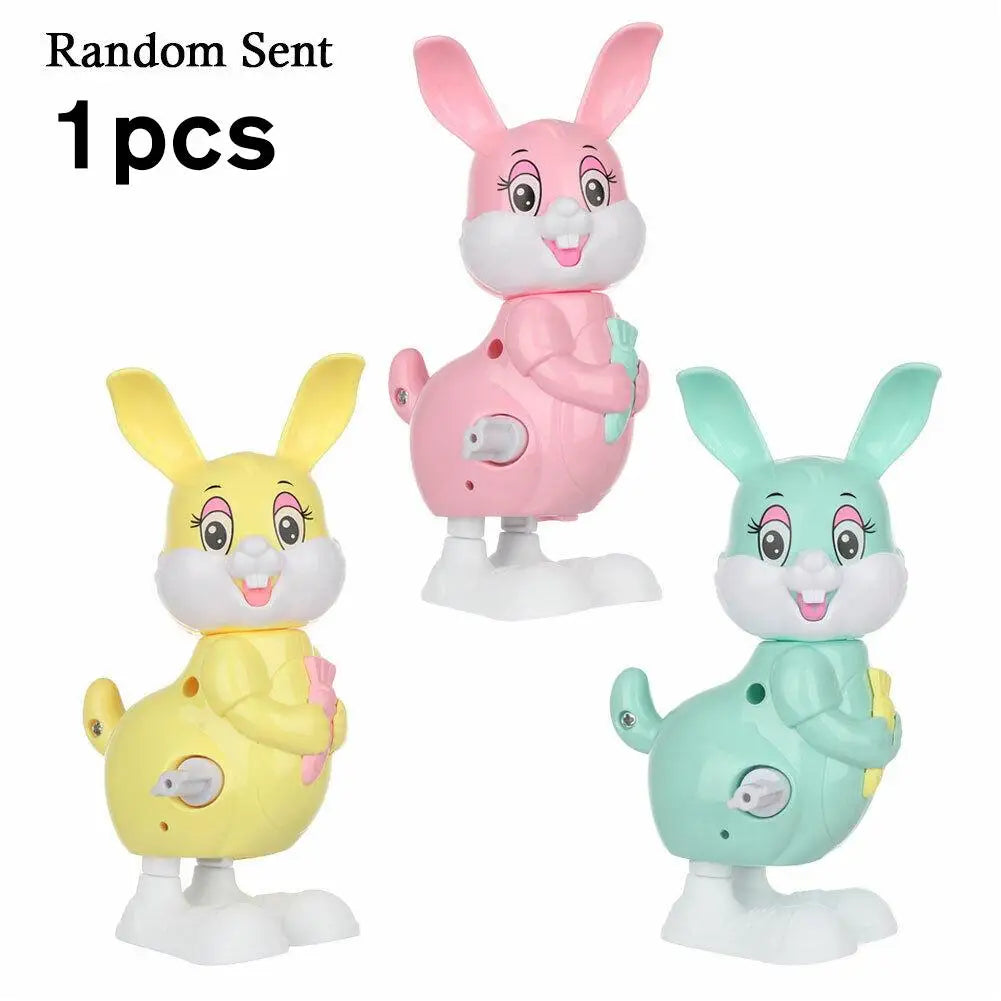 Wind-Up Wiggly for Cat Toy, Interactive Plastic Rabbit Cat Toys, Random Color, Fun Playtime for Cats Best Easter Gift Oasis Select 1pc