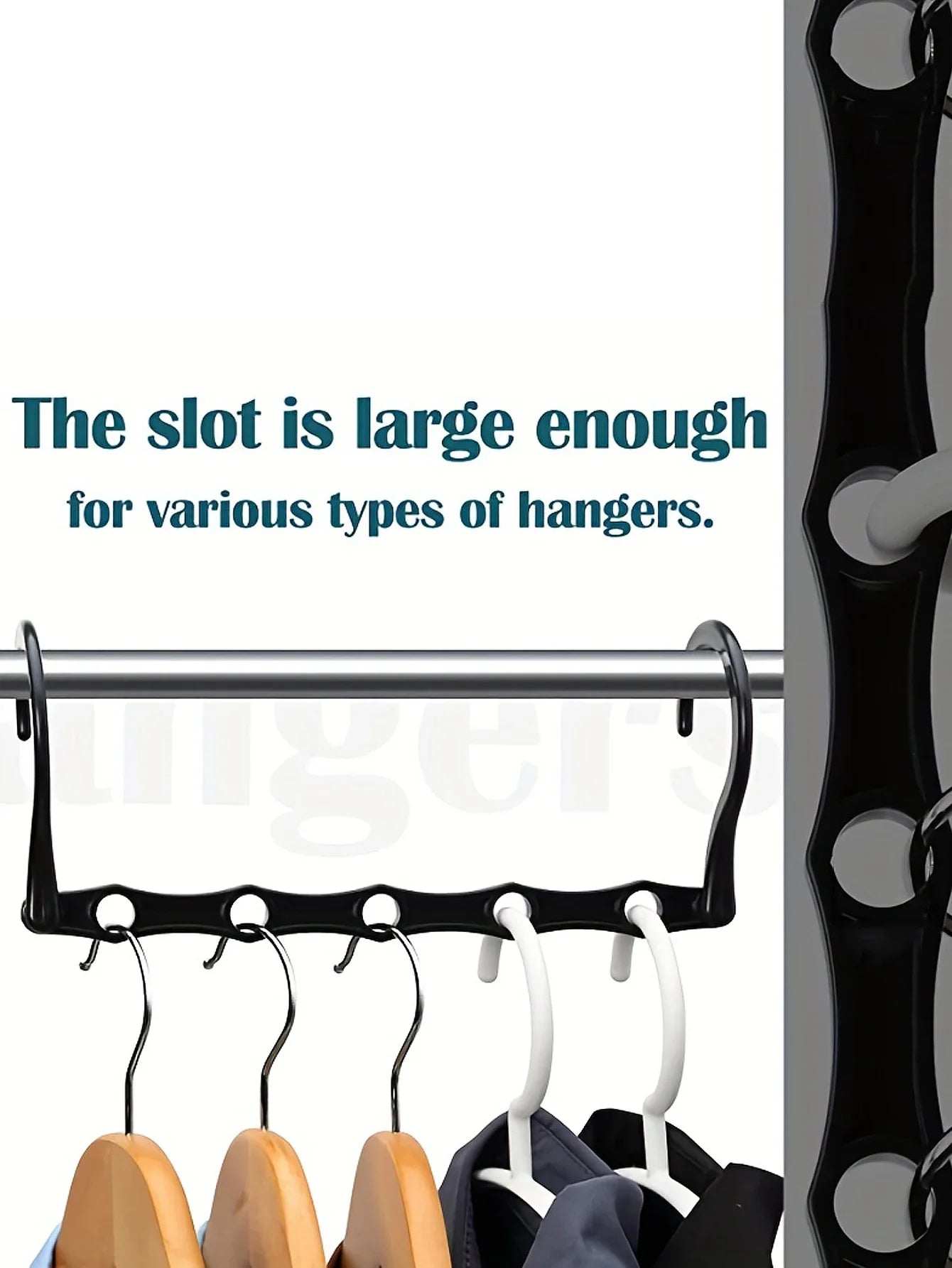 Space Saving Storage Hangers Multifunction Plastic Clothes Racks Rotary Organizer Hangers 5 Hole Magic Closet Wardrobe Organizer Oasis Select