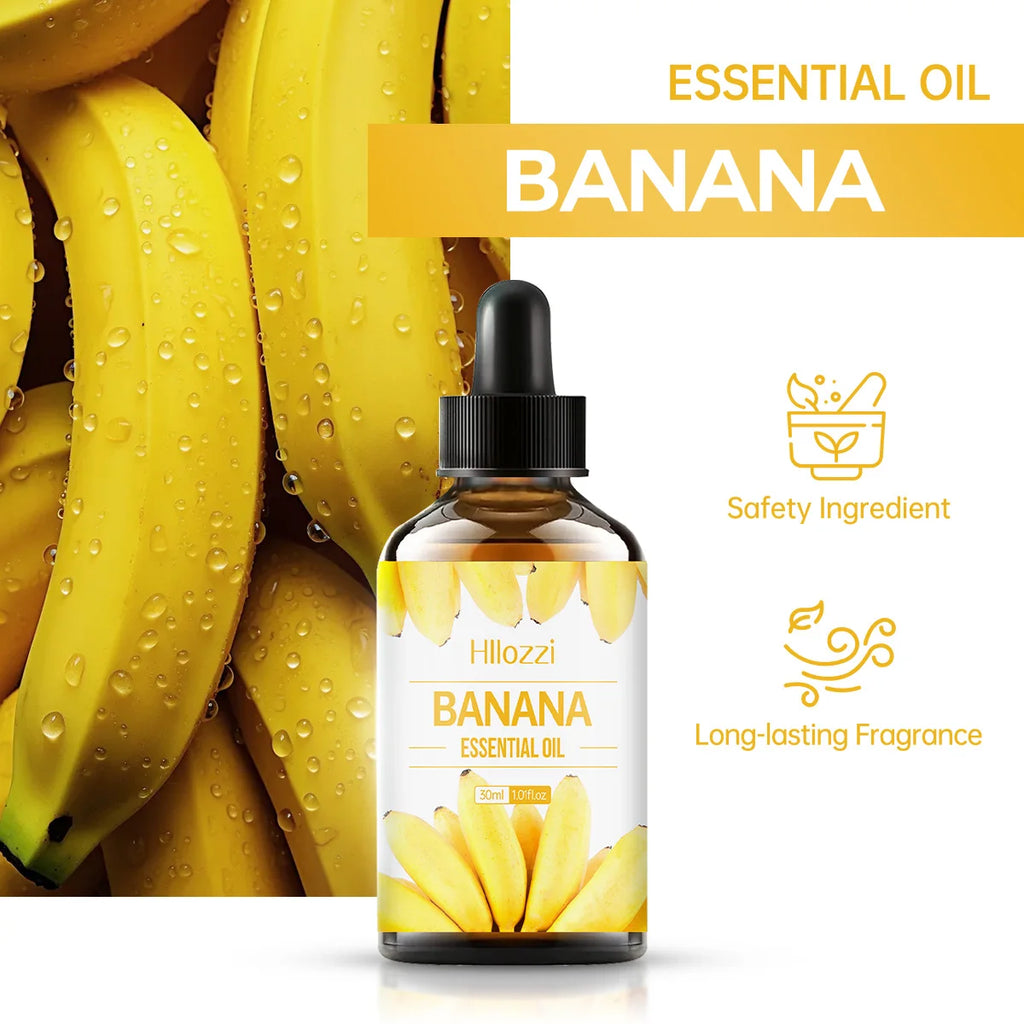 Hllozzi Banana Essential Oil 30ml – Skin, Hair & Aromatherapy