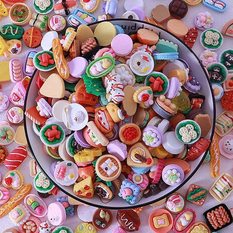 10Pcs Dollhouse Mini Food Toys Dollhouse Kitchen Decoration Dollhouse Accessories For Kids Pretend Play Toy Oasis Select