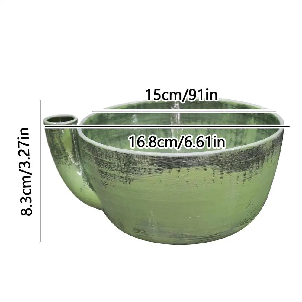 Self Rotating Berry Bowl 3D Printed Quick Self Rotating Basket with Drain Holes Berry Washing Spinner for Vegetable Prep Dipping Oasis Select Green
